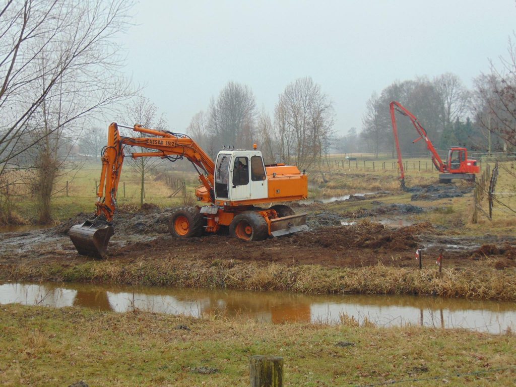 Werkzaamheden Eckeltse beek februari 2017