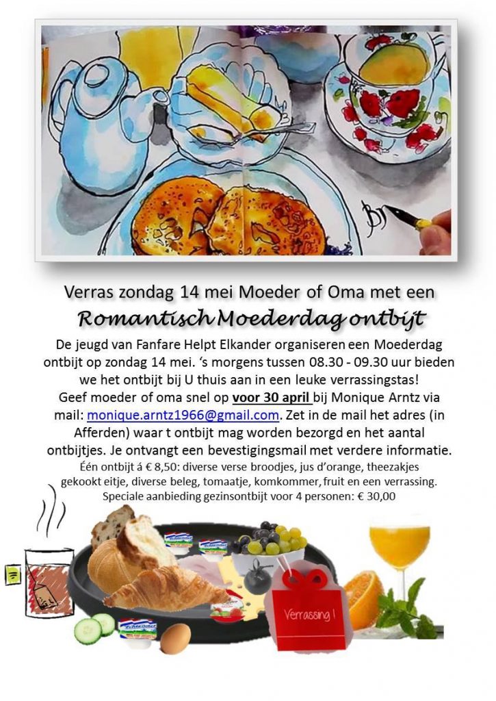 Fanfare moederdagontbijt