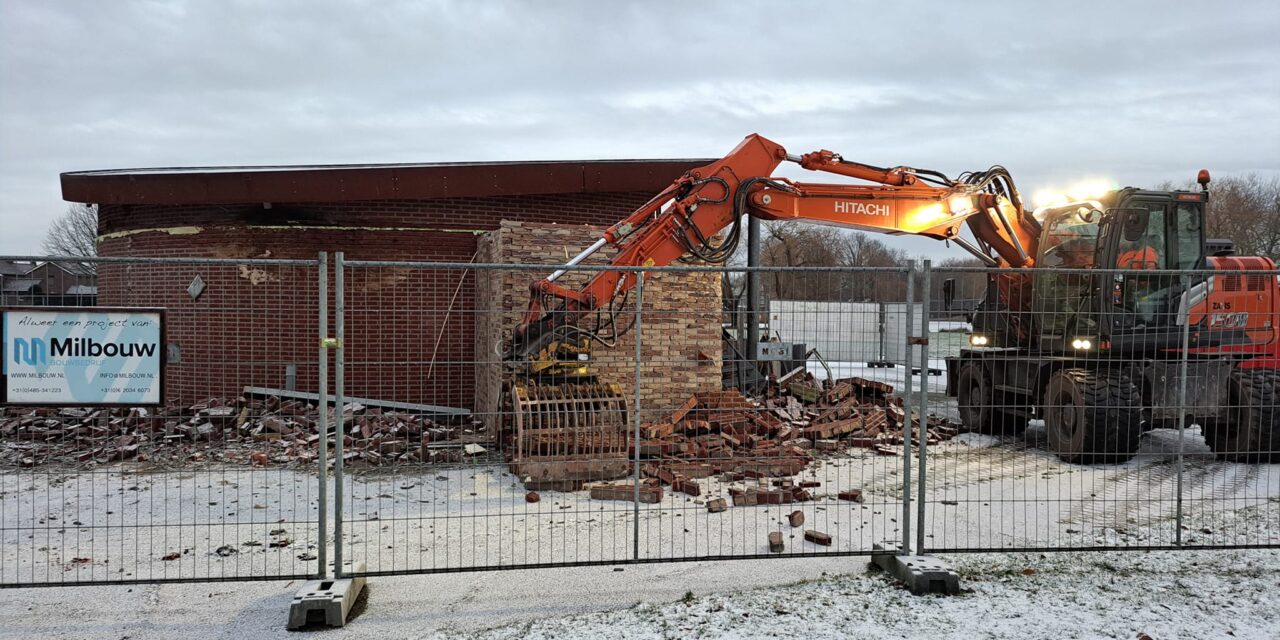 Sloop achterwand kiosk Heijmanspark