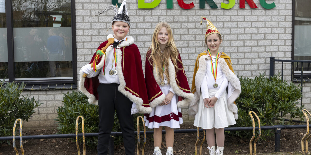 Pepijn en Sanne het nieuwe schoolprinsenpaar