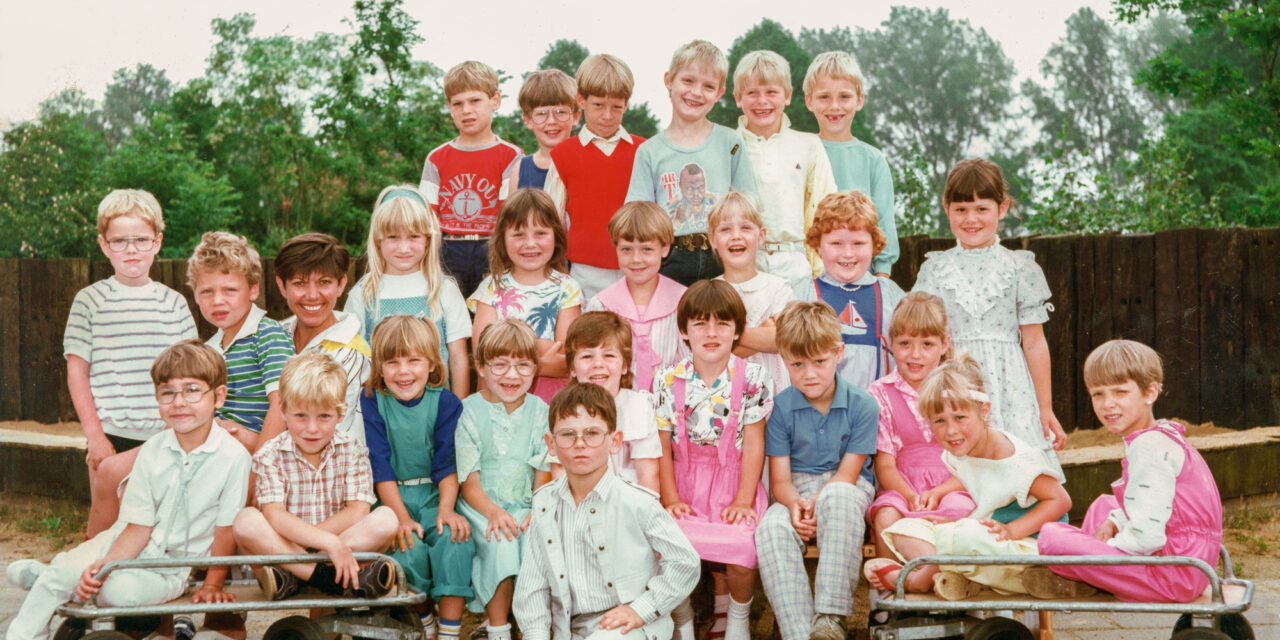 Dorpsarchief: Klassenfoto uit 1985