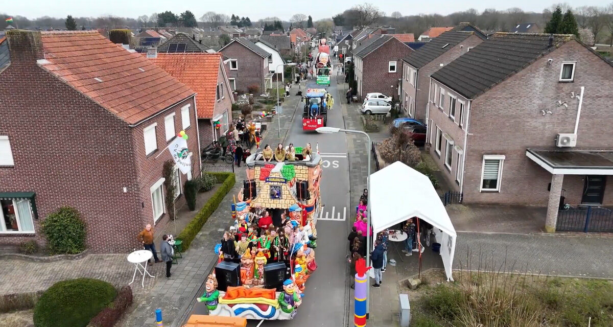 Video: Halfvastenoptocht vanuit de lucht