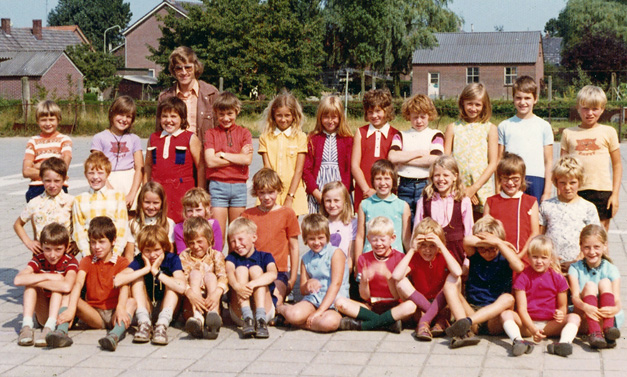 Dorpsarchief: Klassenfoto uit 1973