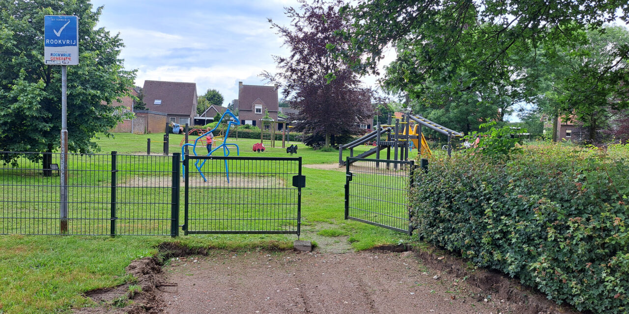 Vooraankondiging tijdelijke afsluiting Speeltuin