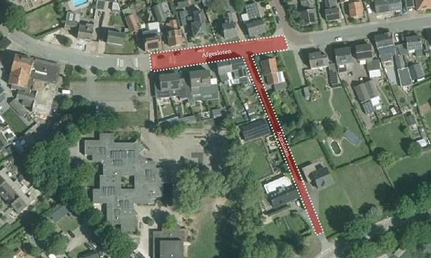 Tijdelijke wegafsluiting